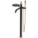 Boheme смеситель напольный black diamond gold, Stick арт. 129-BG
