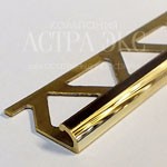 Закругленный внешний профиль из латуни 6 мм арт. RJ 60 OL
