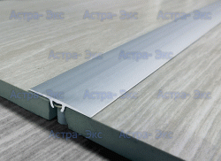 Плоский порожек из алюминия, скрытый крепеж 35х3,5 мм арт. STP 35