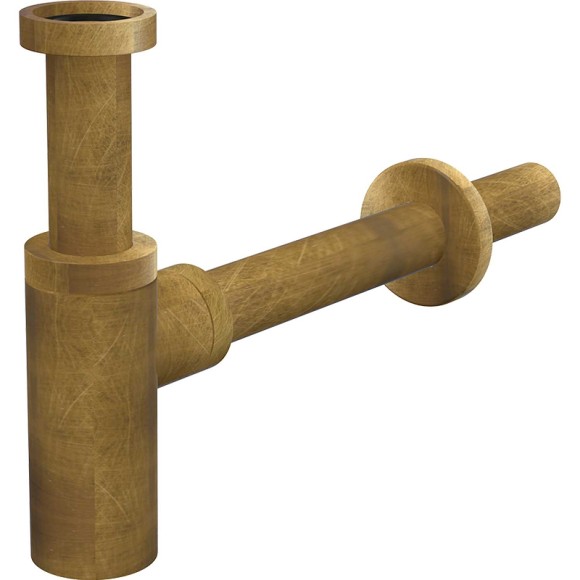 Alcaplast Сифон для раковины, бронза арт. A400ANTIC