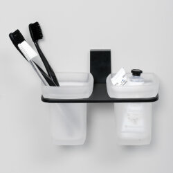 WasserKRAFT Подстаканник двойной abens k-3228d цвет: черный