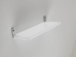 STIL HAUS полка из оргстекла, длина 60 см хром Mizar, арт. MZ04(08) STIL HAUS полка из оргстекла, длина 60 см хром Mizar, арт. MZ04(08)