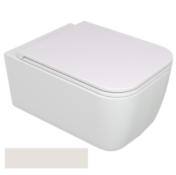 GSG Подвесной унитаз, безободковый Brio BRWCSO015, цвет: пергамон