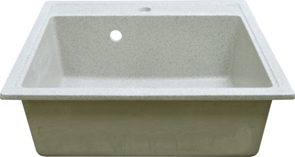 Azario Кухонная мойка Litos 570x505x200 искусственный мрамор, светло серая Litos арт. CS00078328 Azario Кухонная мойка Litos 570x505x200 искусственный мрамор, светло серая Litos арт. CS00078328