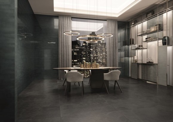 Italon Ступень угловая Titanio Scalino Angolare Destro 33x60, под бетон, цемент, камень Materia - 620070000821