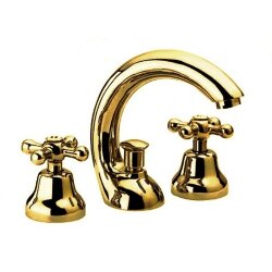 Remer Смеситель для раковины (золото) Liberty 11CLIDO