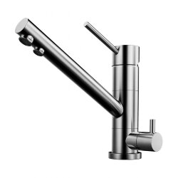 Omoikiri Смеситель Tonami-BN 4994018, нержавеющая сталь арт. 4994018 Omoikiri Смеситель Tonami-BN 4994018, нержавеющая сталь арт. 4994018