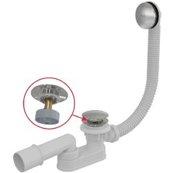 Alcaplast Слив-перелив click-clack, хром арт. A507CKM