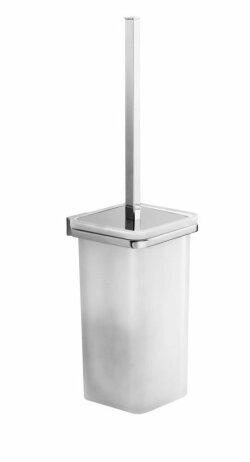 Gedy Настенный стеклянный ёрш Glamour, хром арт. 5733/03(13)