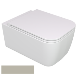 GSG Подвесной унитаз, безободковый Brio BRWCSO016, цвет: медовый