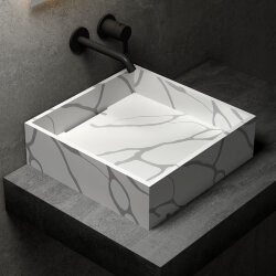 Abber Раковина накладная 400x400мм Blitz, белый арт. AS2502GB