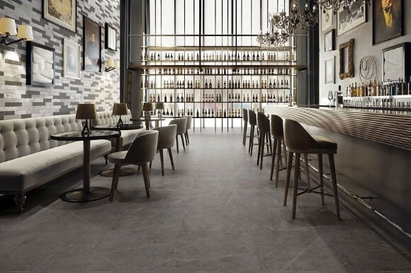 Керамогранит Антрачит Nat. Ret. 80x80 Charme evo, Italon под мрамор - 610010001681