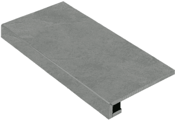 Italon Ступень угловая Carbonio Scalino Angolare Sinistro 33x60, под бетон, цемент, камень Materia - 620070000824