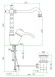 Webert смеситель для раковины, Aurora, AU831702010 цвет: золото