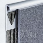 Закругленный внешний профиль из алюминия 6 мм арт. RJ 60 AS