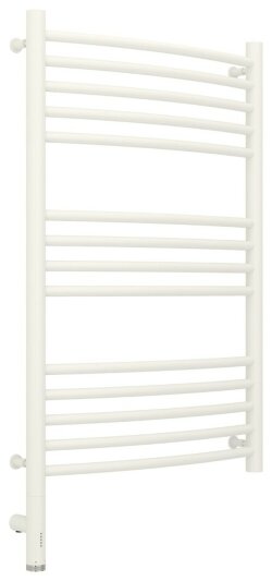 Электрический полотенцесушитель Богема 3.0 выгнутая 800х500 МЭМ левый (матовый белый) Сунержа арт. 30-5802-8050