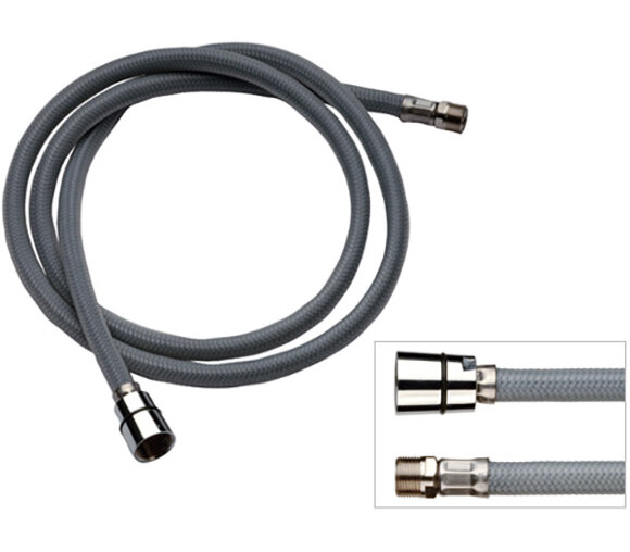 Remer Шланг для душа 150 см. 332NG1512150, цвет: серый