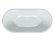 Kolpa-San Ванна COMODO-FS 185X90 BLACK&WHITE арт. 593790