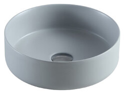 Azario Раковина 355х355х120 накладная, светло-серая арт. AZ-3134-MFG