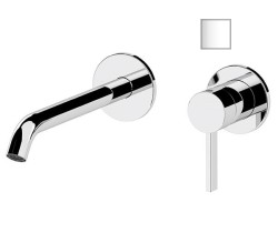 Remer Смеситель для раковины Metrica MC15PLBO скрытого монтажа, белый матовый Remer Смеситель для раковины Metrica MC15PLBO скрытого монтажа, белый матовый