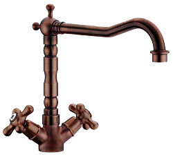 Remer Смеситель для кухни, цвет: античная бронза Liberty 43LIABR