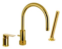 Remer Смеситель на борт ванны (золото полированное) Infinity I07DO Remer Смеситель на борт ванны (золото полированное) Infinity I07DO