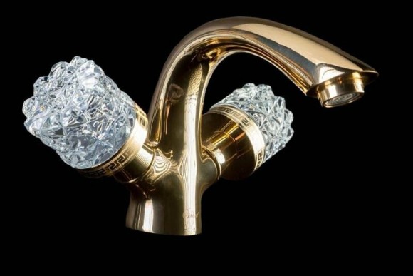 Boheme Смеситель для раковины бронза Crystal арт. 291-CRST