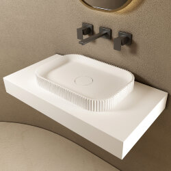 Abber Раковина накладная 500x350мм Stein, белый арт. AS2602