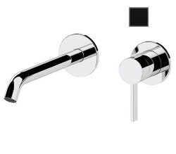 Remer Смеситель для раковины Metrica MC15PLNO скрытого монтажа, черный матовый Remer Смеситель для раковины Metrica MC15PLNO скрытого монтажа, черный матовый