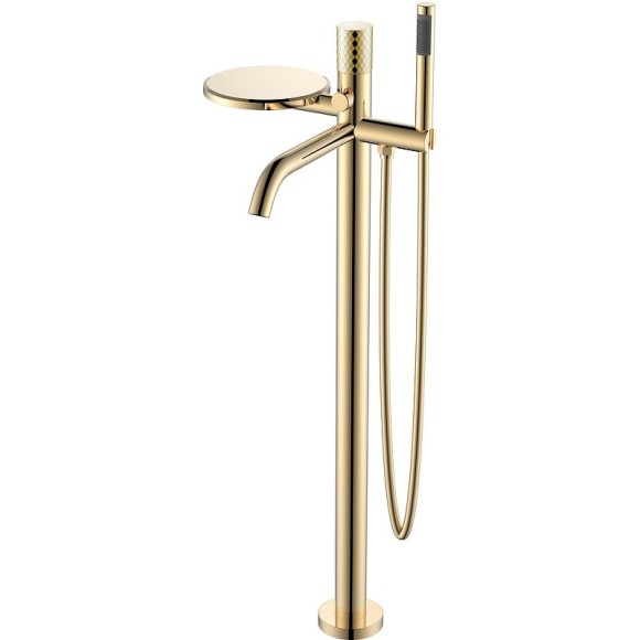 Boheme смеситель напольный gold diamond gold, Stick арт. 129-GG