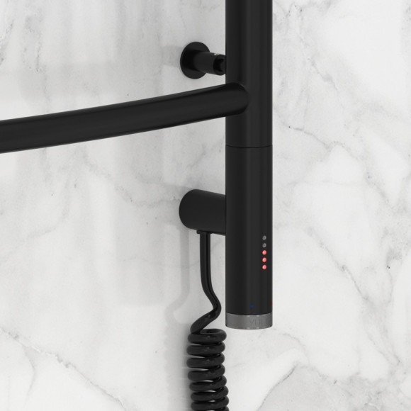 Электрический полотенцесушитель Галант 3.0 1000х400 МЭМ правый (матовый чёрный) Сунержа арт. 31-5801-1040