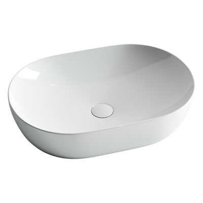 Ceramica Nova Раковина накладная овальная (белый) Element арт. CN5009