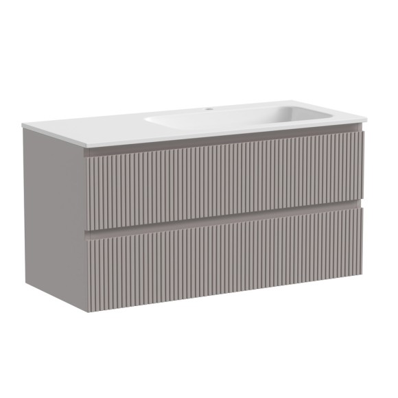 Тумба подвесная, правая 995х445х500, Sancos Snob T, doha soft арт. SNT100RSM