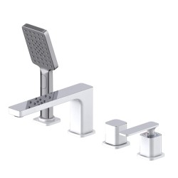 Смеситель для ванны врезной Timo, (хром-белый) Torne, арт. 4330/00-16Y Смеситель для ванны врезной Timo, (хром-белый) Torne, арт. 4330/00-16Y