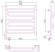 Электрический полотенцесушитель Элегия 2.0 600х600 МЭМ левый (матовый белый) Сунержа арт. 30-5218-6060