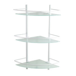 WasserKRAFT Полка стеклянная тройная k-3133white цвет: белый WasserKRAFT Полка стеклянная тройная k-3133white цвет: белый