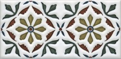 Декоративная плитка Клемансо 7.4x15см, орнамент Kerama Marazzi арт. STG\B618\16000 Декоративная плитка Клемансо 7.4x15см, орнамент Kerama Marazzi арт. STG\B618\16000