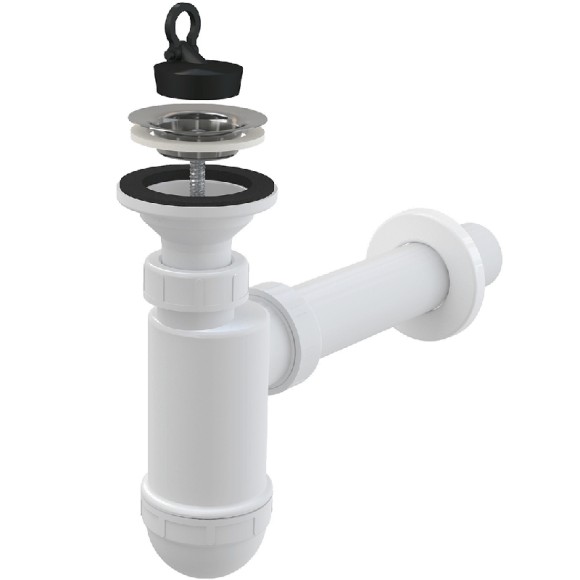 Alcaplast Сифон для раковины (a41), белый арт. AG210512140