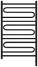 Электрический полотенцесушитель Элегия 3.0 1000х600 МЭМ правый (матовый чёрный) Сунержа арт. 31-5819-1060