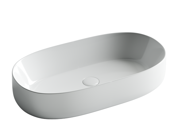 Ceramica Nova Раковина накладная овальная (белый) Element арт. CN5022