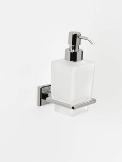 Gedy Настенный стеклянный дозатор c металлической помпой Colorado, хром арт. 6981(13)