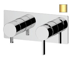 Remer Смеситель для ванны и душа Metrica MC93ZBG скрытого монтажа, золото матовый Remer Смеситель для ванны и душа Metrica MC93ZBG скрытого монтажа, золото матовый