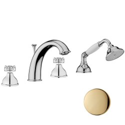 Webert смеситель на борт ванны, Ottocento, OT730101010 цвет: золото Webert смеситель на борт ванны, Ottocento, OT730101010 цвет: золото