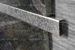 Декоративная вставка из нержавеющей стали 10х10x10/10x15x10/10x20x10 мм арт. PU