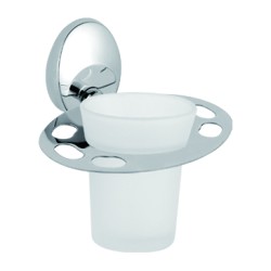 Держатель стакана матовое стекло, Haiba, хром арт. HB1606-1 Держатель стакана матовое стекло, Haiba, хром арт. HB1606-1