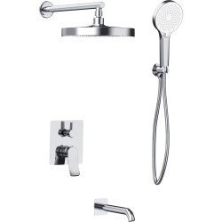 Душевая система встраиваемая хром, Haiba, хром арт. HB80553 Душевая система встраиваемая хром, Haiba, хром арт. HB80553