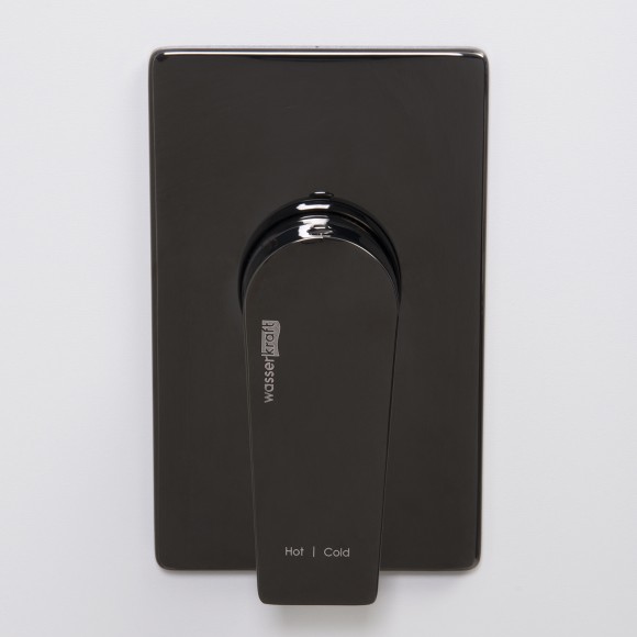 WasserKRAFT Смеситель для ванны и душа glan 6651 цвет: черный