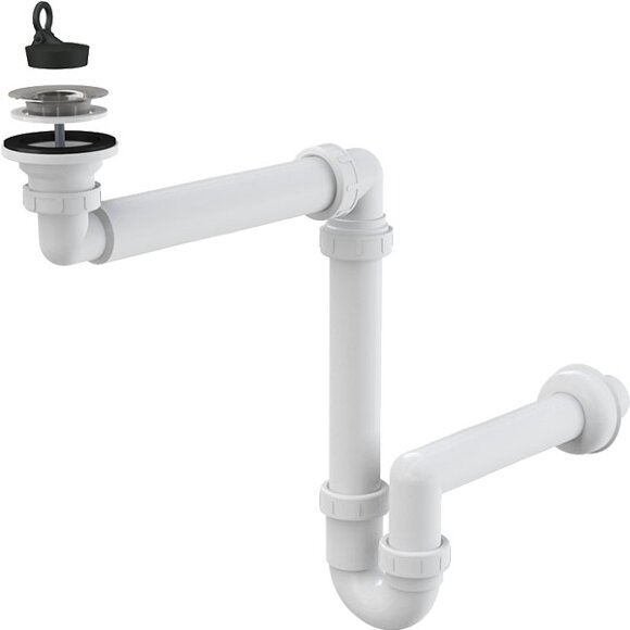 Alcaplast Сифон для раковины (a413), белый арт. AG210511100