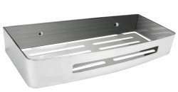 Azario Полка прямоугольная одноэтажная, хром, Rina арт. AZ-170 Azario Полка прямоугольная одноэтажная, хром, Rina арт. AZ-170