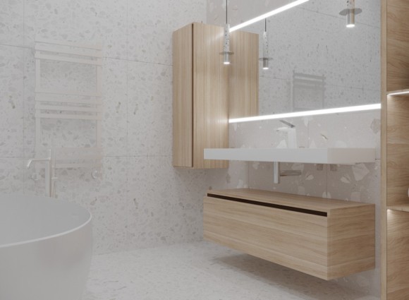 Boheme ящик под столешницу 120см light oak vallessi uno-s, Flat арт. 897-120-L